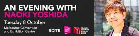 Join Naoki Yoshida during Melbourne International Games Week!.
